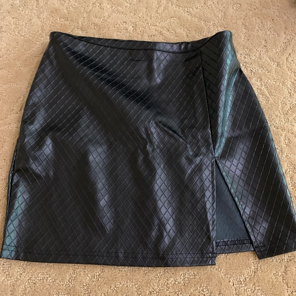Leather skirt